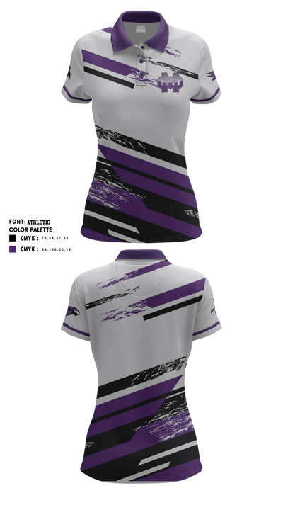 MISSION OAK HIGH SCHOOL GOLF 27236098 Women's Short Sleeve Performance Polo  -3