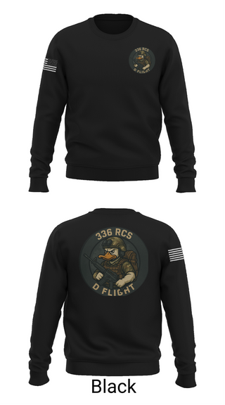 Crew Neck Sweatshirt, 336 RCS D Flight, , Teamtime, Team time, sublimation, custom sports apparel, team uniforms, spirit wear, spiritwear, sports uniforms, custom shirts, team store, custom team store, fundraiser sports, apparel fundraiser