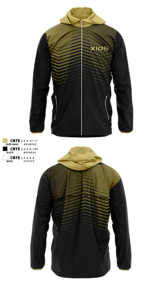 Windbreaker, XIOS Strength & ConditioningXIOS Strength & Conditioning, Spirit Store, Teamtime, Team time, sublimation, custom sports apparel, team uniforms, spirit wear, spiritwear, sports uniforms, custom shirts, team store, custom team store, fundraiser sports, apparel fundraiser