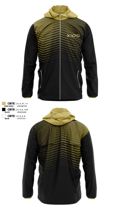 XIOS Strength & Conditioning 79697954 Windbreaker - 100