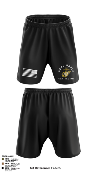 Athletic Shorts With Pockets, GWU NROTC, Marines, Teamtime, Team time, sublimation, custom sports apparel, team uniforms, spirit wear, spiritwear, sports uniforms, custom shirts, team store, custom team store, fundraiser sports, apparel fundraiser