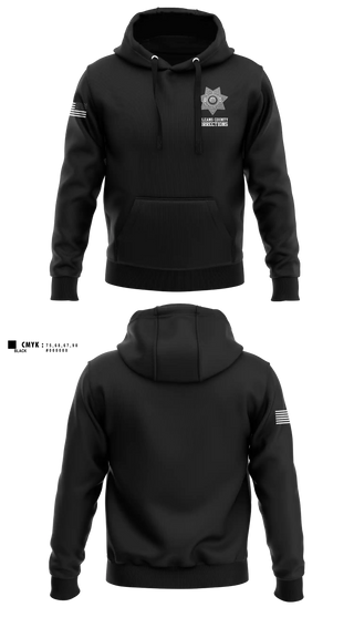 Hoodie, Orleans County Corrections, Police, Teamtime, Team time, sublimation, custom sports apparel, team uniforms, spirit wear, spiritwear, sports uniforms, custom shirts, team store, custom team store, fundraiser sports, apparel fundraiser