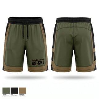 Athletic Shorts With Pockets, North Chicago PD K9/SRT, Police, Teamtime, Team time, sublimation, custom sports apparel, team uniforms, spirit wear, spiritwear, sports uniforms, custom shirts, team store, custom team store, fundraiser sports, apparel fundraiser