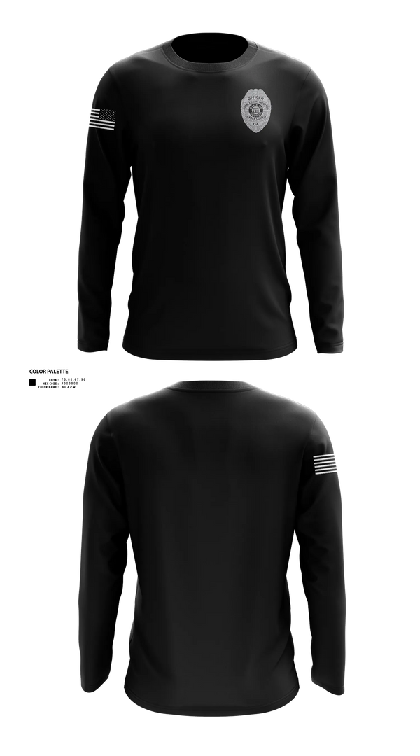 Long Sleeve Performance Shirt, DeKalb County Juvenile CourtDeKalb County Juvenile Court, Police, Teamtime, Team time, sublimation, custom sports apparel, team uniforms, spirit wear, spiritwear, sports uniforms, custom shirts, team store, custom team store, fundraiser sports, apparel fundraiser
