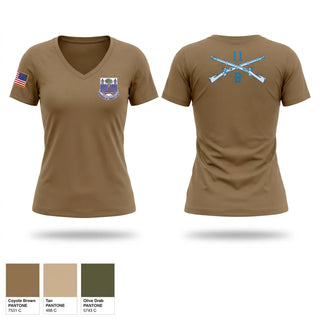Womens Short Sleeve Vneck Shirt, R&R, National Guard, Teamtime, Team time, sublimation, custom sports apparel, team uniforms, spirit wear, spiritwear, sports uniforms, custom shirts, team store, custom team store, fundraiser sports, apparel fundraiser