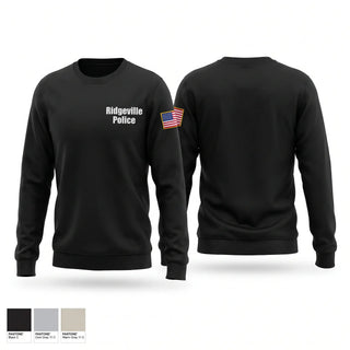 Crew Neck Sweatshirt, Ridgeville Police, Police, Teamtime, Team time, sublimation, custom sports apparel, team uniforms, spirit wear, spiritwear, sports uniforms, custom shirts, team store, custom team store, fundraiser sports, apparel fundraiser