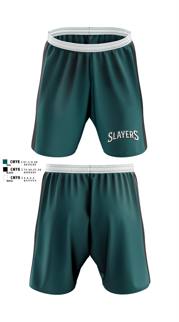 Athletic Shorts With Pockets, Slayers, Softball, Teamtime, Team time, sublimation, custom sports apparel, team uniforms, spirit wear, spiritwear, sports uniforms, custom shirts, team store, custom team store, fundraiser sports, apparel fundraiser