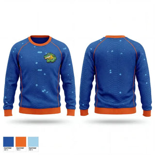 Crew Neck Sweatshirt, Monticello Gators, Cheer, Teamtime, Team time, sublimation, custom sports apparel, team uniforms, spirit wear, spiritwear, sports uniforms, custom shirts, team store, custom team store, fundraiser sports, apparel fundraiser
