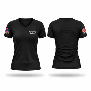 Womens Short Sleeve Vneck Shirt, Dyersburg Police, Police, Teamtime, Team time, sublimation, custom sports apparel, team uniforms, spirit wear, spiritwear, sports uniforms, custom shirts, team store, custom team store, fundraiser sports, apparel fundraiser