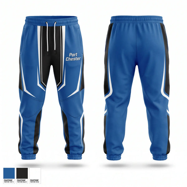 Sweatpants, Port Chester, Swimming, Teamtime, Team time, sublimation, custom sports apparel, team uniforms, spirit wear, spiritwear, sports uniforms, custom shirts, team store, custom team store, fundraiser sports, apparel fundraiser