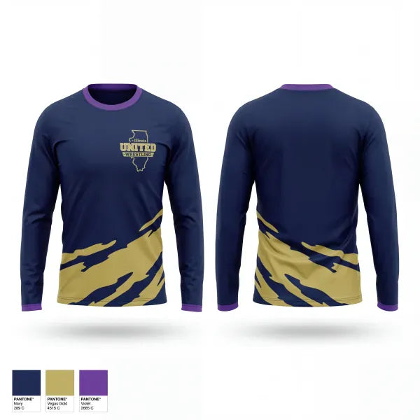 Long Sleeve Performance Shirt, Illinois United (ISVI Co-op), Wrestling, Teamtime, Team time, sublimation, custom sports apparel, team uniforms, spirit wear, spiritwear, sports uniforms, custom shirts, team store, custom team store, fundraiser sports, apparel fundraiser