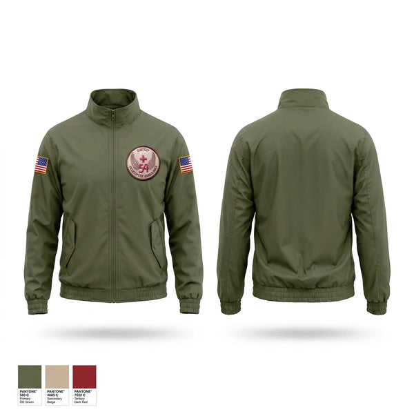 Windbreaker, 54th Medical company, Army, Teamtime, Team time, sublimation, custom sports apparel, team uniforms, spirit wear, spiritwear, sports uniforms, custom shirts, team store, custom team store, fundraiser sports, apparel fundraiser