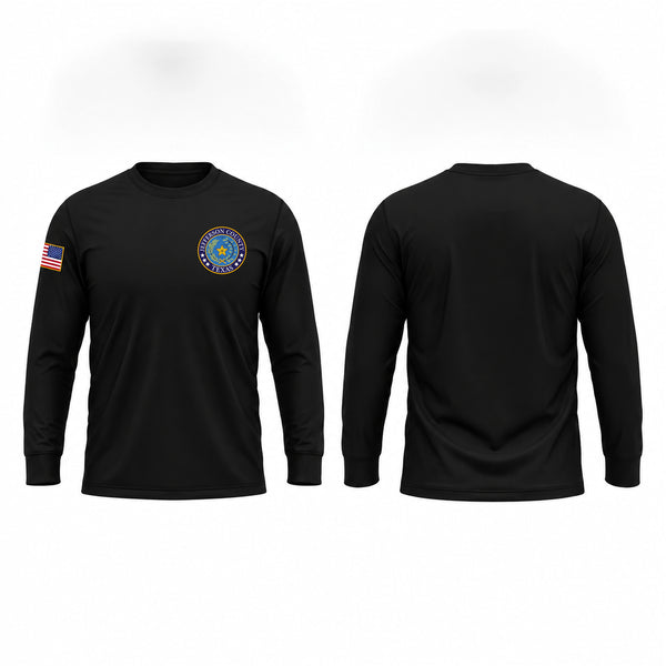 Long Sleeve Performance Shirt, Minnie Rodgers, Police, Teamtime, Team time, sublimation, custom sports apparel, team uniforms, spirit wear, spiritwear, sports uniforms, custom shirts, team store, custom team store, fundraiser sports, apparel fundraiser