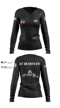 1st BN 515th RTI 17257625 Women's Long Sleeve V-neck Shirt - 3