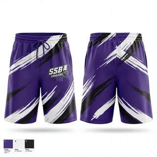 Mens Reversible Basketball Shorts, Cougars, Men's Basketball, Teamtime, Team time, sublimation, custom sports apparel, team uniforms, spirit wear, spiritwear, sports uniforms, custom shirts, team store, custom team store, fundraiser sports, apparel fundraiser