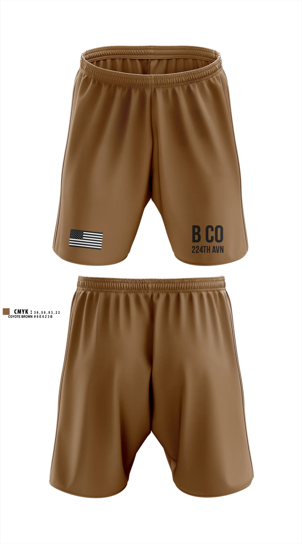 Athletic Shorts With Pockets, B Co 1-224th AVN, National Guard, Teamtime, Team time, sublimation, custom sports apparel, team uniforms, spirit wear, spiritwear, sports uniforms, custom shirts, team store, custom team store, fundraiser sports, apparel fundraiser