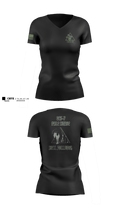 ECT-7, 11 CYBN 24379715 Women's Short Sleeve V-neck Shirt - 102