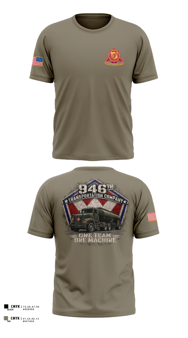 Old School Cotton Shirt, 946th TC, Army, Teamtime, Team time, sublimation, custom sports apparel, team uniforms, spirit wear, spiritwear, sports uniforms, custom shirts, team store, custom team store, fundraiser sports, apparel fundraiser