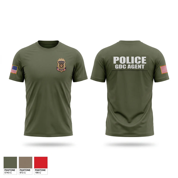 Short Sleeve Performance Shirt, GDC K-9, Police, Teamtime, Team time, sublimation, custom sports apparel, team uniforms, spirit wear, spiritwear, sports uniforms, custom shirts, team store, custom team store, fundraiser sports, apparel fundraiser