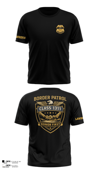 Old School Cotton Feel Shirt, Border Patrol, Police, Teamtime, Team time, sublimation, custom sports apparel, team uniforms, spirit wear, spiritwear, sports uniforms, custom shirts, team store, custom team store, fundraiser sports, apparel fundraiser