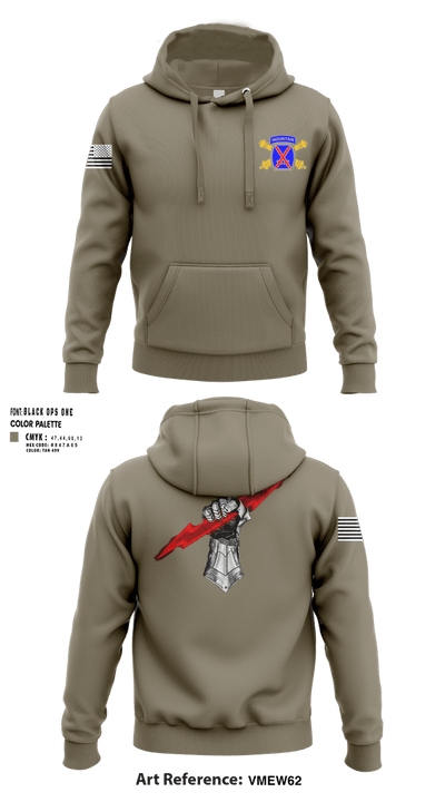 10mtn FIST 76072588 Hoodie - 100