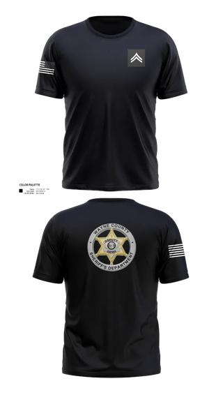Old School Cotton Feel Shirt, Wayne County Sheriff’s Department, Police, Teamtime, Team time, sublimation, custom sports apparel, team uniforms, spirit wear, spiritwear, sports uniforms, custom shirts, team store, custom team store, fundraiser sports, apparel fundraiser