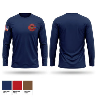 Long Sleeve Performance Shirt, Fort Fairfield Fire Rescue, Fire Department, Teamtime, Team time, sublimation, custom sports apparel, team uniforms, spirit wear, spiritwear, sports uniforms, custom shirts, team store, custom team store, fundraiser sports, apparel fundraiser