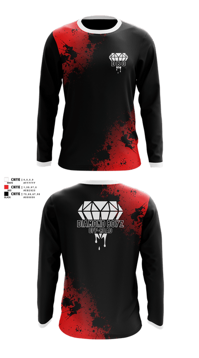 Diamond Boyz Off-Road 17111815 Long Sleeve Performance Shirt 1