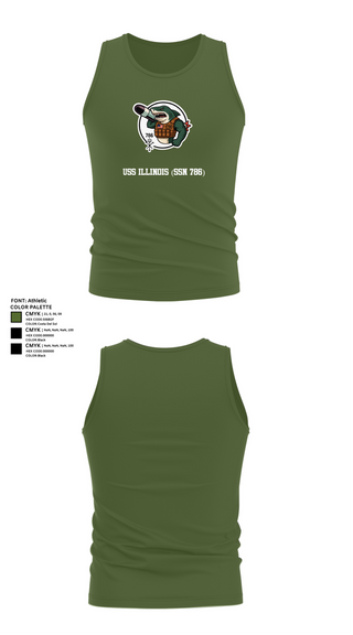 Tank Top, USS Illinois (SSN 786), , Teamtime, Team time, sublimation, custom sports apparel, team uniforms, spirit wear, spiritwear, sports uniforms, custom shirts, team store, custom team store, fundraiser sports, apparel fundraiser