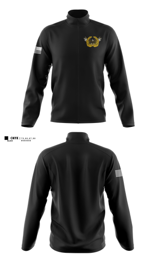 Fleece Jacket, Arlington Hall Minuteman Silver Chapter - USAWOA, Army, Teamtime, Team time, sublimation, custom sports apparel, team uniforms, spirit wear, spiritwear, sports uniforms, custom shirts, team store, custom team store, fundraiser sports, apparel fundraiser
