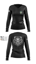 HQ, 309TH MI BN 79771724 Women's Long Sleeve V-neck Shirt - 1