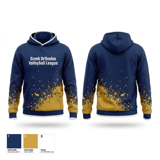 Hoodie, Greek Orthodox Volleyball League, Men's Volleyball, Teamtime, Team time, sublimation, custom sports apparel, team uniforms, spirit wear, spiritwear, sports uniforms, custom shirts, team store, custom team store, fundraiser sports, apparel fundraiser