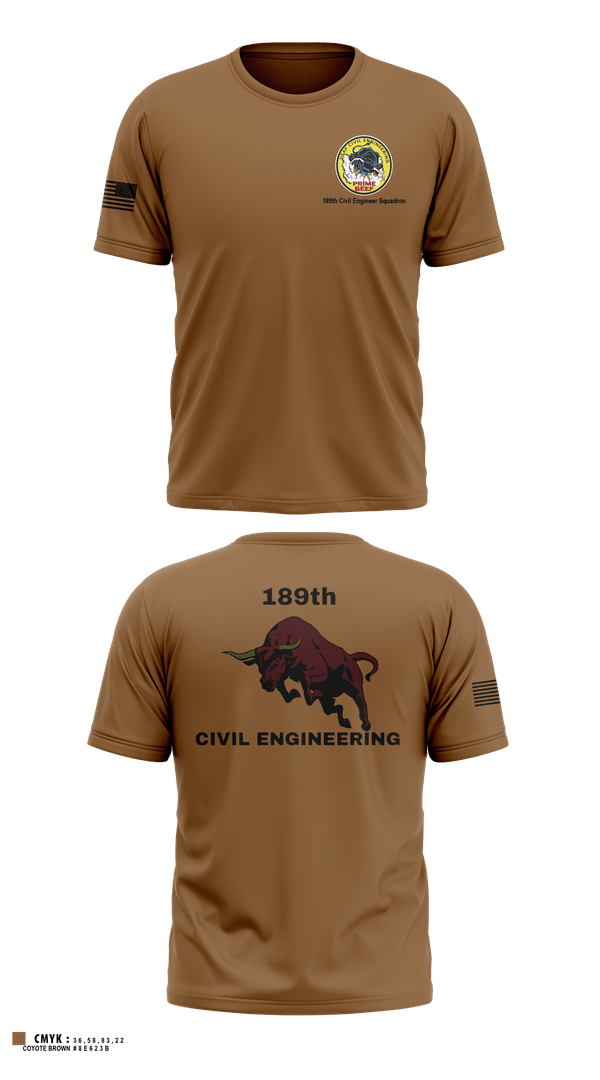 Short Sleeve Performance Shirt, 189th Civil Engineering, Air Force, Teamtime, Team time, sublimation, custom sports apparel, team uniforms, spirit wear, spiritwear, sports uniforms, custom shirts, team store, custom team store, fundraiser sports, apparel fundraiser