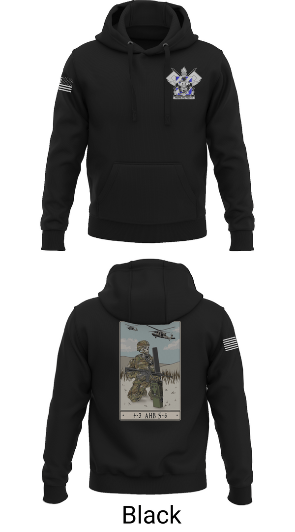 Hoodie, 4-3 HHC, Army, Teamtime, Team time, sublimation, custom sports apparel, team uniforms, spirit wear, spiritwear, sports uniforms, custom shirts, team store, custom team store, fundraiser sports, apparel fundraiser