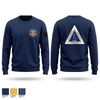 Crew Neck Sweatshirt, Undersea Rescue Command, Navy, Teamtime, Team time, sublimation, custom sports apparel, team uniforms, spirit wear, spiritwear, sports uniforms, custom shirts, team store, custom team store, fundraiser sports, apparel fundraiser
