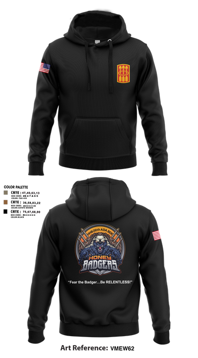 Honey Badgers / 30X 25750949 Hoodie - 3