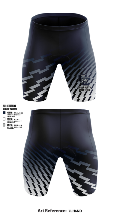 Ohio county 95337841 Men's Compression Shorts - 1