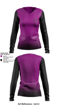Simplicity Dance Team 81874019 Women's Long Sleeve V-neck Shirt - 1