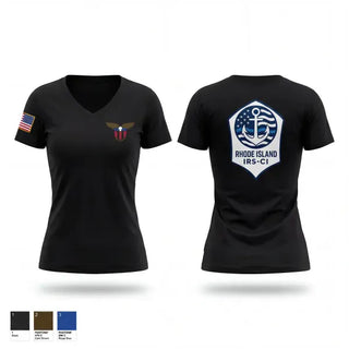 Womens Short Sleeve Vneck Shirt, IRS-CI, Police, Teamtime, Team time, sublimation, custom sports apparel, team uniforms, spirit wear, spiritwear, sports uniforms, custom shirts, team store, custom team store, fundraiser sports, apparel fundraiser