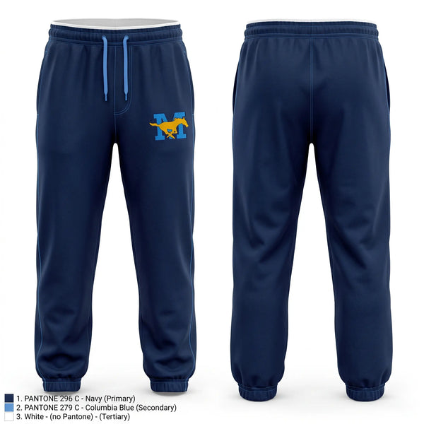 Sweatpants, Mustangs, Wrestling, Teamtime, Team time, sublimation, custom sports apparel, team uniforms, spirit wear, spiritwear, sports uniforms, custom shirts, team store, custom team store, fundraiser sports, apparel fundraiser
