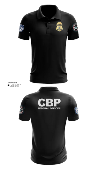 Short Sleeve Performance Polo, US Customs and Border Protection, Police, Teamtime, Team time, sublimation, custom sports apparel, team uniforms, spirit wear, spiritwear, sports uniforms, custom shirts, team store, custom team store, fundraiser sports, apparel fundraiser