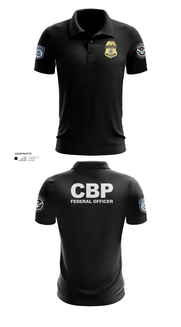 Short Sleeve Performance Polo, US Customs and Border Protection, Police, Teamtime, Team time, sublimation, custom sports apparel, team uniforms, spirit wear, spiritwear, sports uniforms, custom shirts, team store, custom team store, fundraiser sports, apparel fundraiser