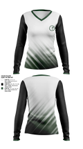 Tallulah Falls School Soccer 32825248 Women's Long Sleeve V-neck Shirt - 2