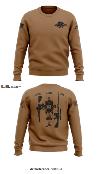 Crew Neck Sweatshirt, Recapture tactics team, Marines, Teamtime, Team time, sublimation, custom sports apparel, team uniforms, spirit wear, spiritwear, sports uniforms, custom shirts, team store, custom team store, fundraiser sports, apparel fundraiser