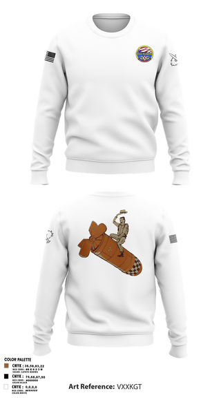 Crew Neck Sweatshirt, Missile Techs, , Teamtime, Team time, sublimation, custom sports apparel, team uniforms, spirit wear, spiritwear, sports uniforms, custom shirts, team store, custom team store, fundraiser sports, apparel fundraiser