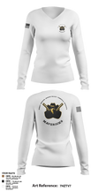 Mavericks 71642974 Women's Long Sleeve V-neck Shirt - 2