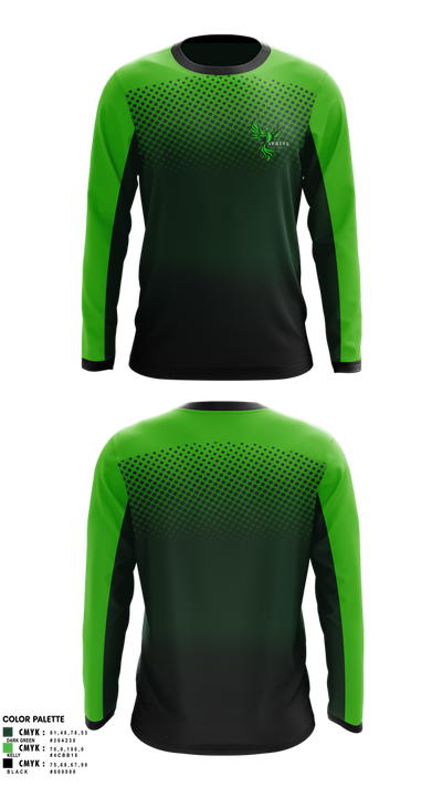 Spruce youth wrestling Long Sleeve Performance Shirt 2