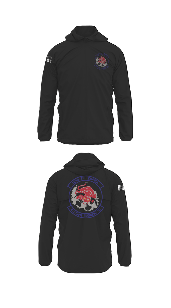 Windbreaker, 92 CES, Air Force, Teamtime, Team time, sublimation, custom sports apparel, team uniforms, spirit wear, spiritwear, sports uniforms, custom shirts, team store, custom team store, fundraiser sports, apparel fundraiser