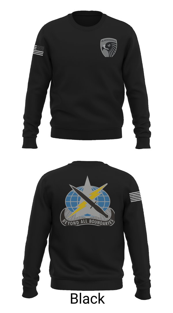 Crew Neck Sweatshirt, 743rd MI BN, , Teamtime, Team time, sublimation, custom sports apparel, team uniforms, spirit wear, spiritwear, sports uniforms, custom shirts, team store, custom team store, fundraiser sports, apparel fundraiser