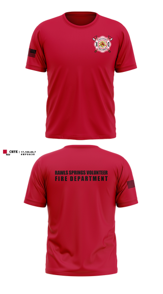 Short Sleeve Performance Shirt, Rawls Springs Volunteer Fire Department, Fire Department, Teamtime, Team time, sublimation, custom sports apparel, team uniforms, spirit wear, spiritwear, sports uniforms, custom shirts, team store, custom team store, fundraiser sports, apparel fundraiser